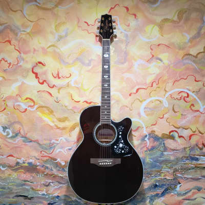 Takamine GN75CE TBK NEX Cutaway Acoustic/Electric Guitar Transparent Black (Floor Model) image 1