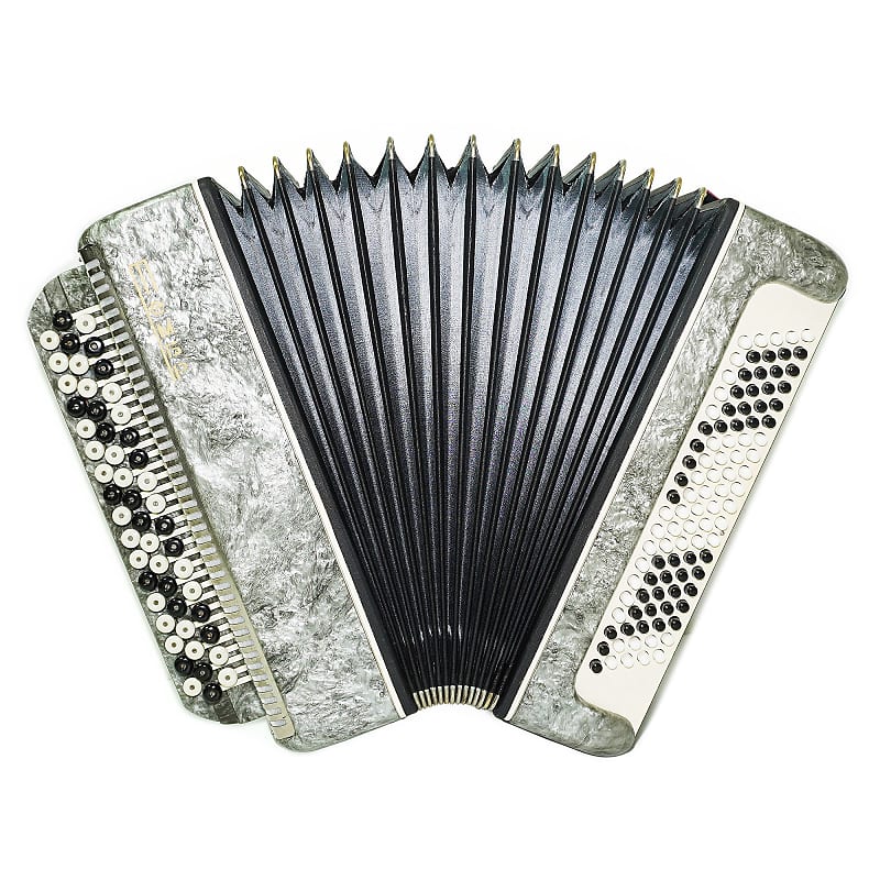 Russian Bayan Tembr, Chromatic Button Accordion, incl. New Reverb