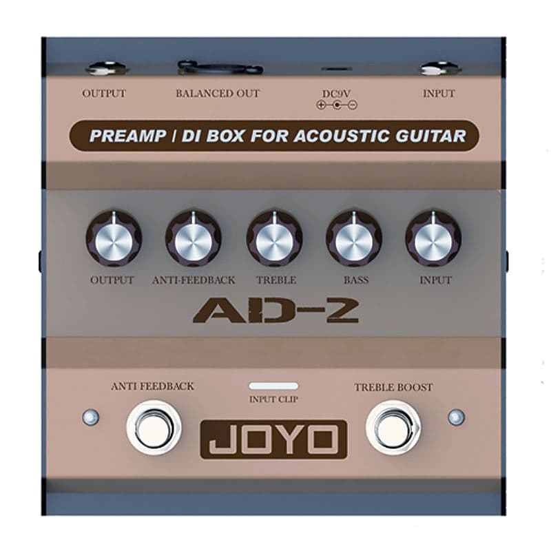 Joyo AD-2 Acoustic guitar pedal pre-amp/DI Just released image 1