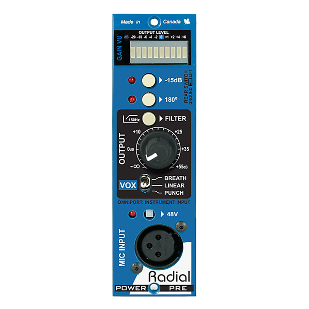 Radial PowerPre 500 Series Mic Preamp Module image 1