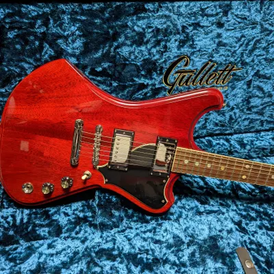 Gullett Guitar Co. Challenger  Cherry red image 1