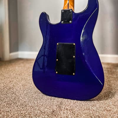 😈🟣JTal Guitars Super Saturday Super Strat Original Floyd Rose Danish Pete Purple James Tyler Shark Humbucker, JTS55000 pickups "Plum Paragon" # 1006 image 7