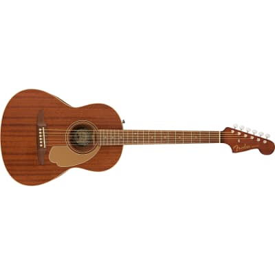 Fender Sonoran Mini Acoustic Guitar w/ Gig Bag, Walnut Fretboard, All Mahogany image 1
