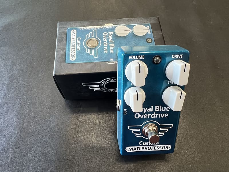 Mad Professor Royal Blue Custom Overdrive Pedal New!