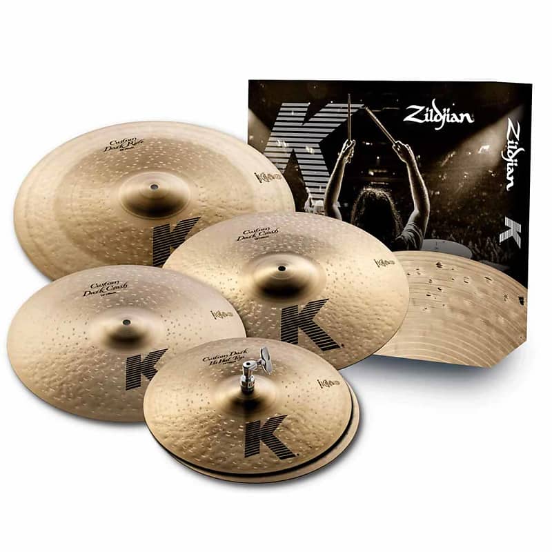 Zildjian KCD900 K Custom Dark Box Set 14/16/18/20