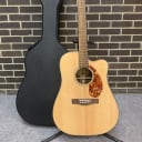 Fender CD-140SCE Acoustic Electric guitar with Hard Case Natural