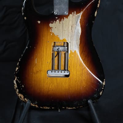 Fender Fender Customshop 1954 Relic, 60th Anniversary Model 2014 - relic sunburst image 7