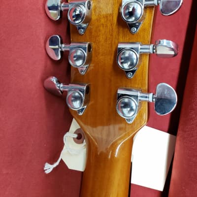 Washburn AF5KAU OM Acoustic Guitar W/Case  Natural image 13