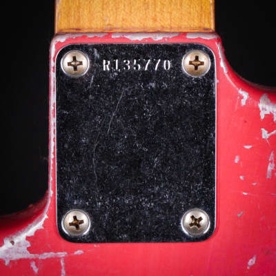 Fender Custom Shop Masterbuilt Dennis Galuszka 62 Stratocaster Super Heavy Relic Fiesta Red / Pink Paisley Brazilian Rosewood 2024 (R135770) image 10