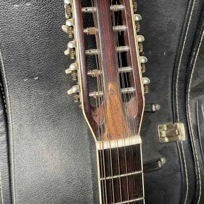 Yamaha FG-512 12 String Acoustic Guitar w/Bridge Pickup Added and Hard Case Included image 4