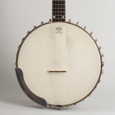 Fairbanks/Vega  Whyte Laydie Style R Conversion 5 String Banjo (1920), ser. #44339, tweed hard shell case. image 3