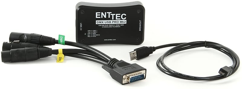 Enttec DMX USB PRO MK2 Pro2 1024-Ch USB DMX Interface F Mac | Reverb