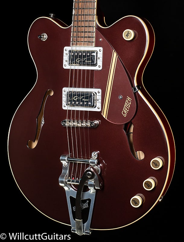 Gretsch G2604T Limited Edition Streamliner Rally II Center Block with Bigsby Two-Tone Oxblood/Walnut Stain (859) image 1