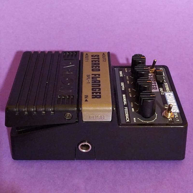Arion SFL-1 Stereo Flanger w/Chorus & Fast Rate mods +