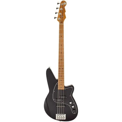 Reverend DECISION P Electric Bass with PJ Style Custom Pickups - Midnight Black for sale