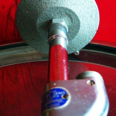 Vintage 1950's Shure 737A crystal super cardioid microphone w period desk stand PROP DISPLAY image 12