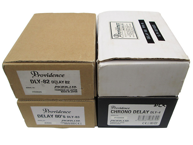 Providence Delay 80 + Delay 82 + Delay 80's + Chrono Delay - PFX-6 DLY-82  DLY-83 DLY-4 Boxed Set