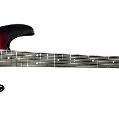 G&L Kiloton 5, Red Burst over Flame Maple / Ebony *IN STOCK* image 6