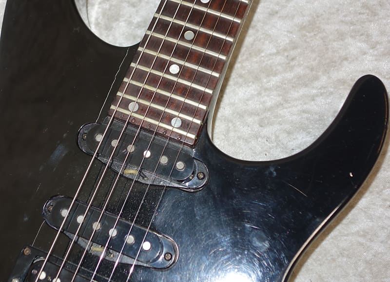 Vintage 1984 USA Jackson Soloist (low serial number) black w Vintage 1984 USA Jackson Soloist (low serial number) black w