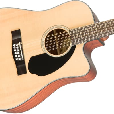 Fender CD-60SCE 12 String Natural Solid Top Acoustic-Electric Guitar image 2