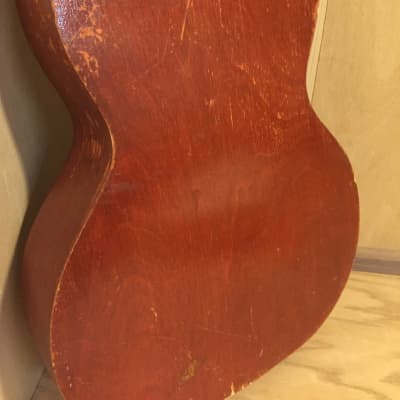Late '50s United-made Parlor guitar, electrified image 11