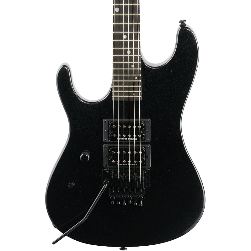Kramer Nightswan Electric Guitar,  Left-Handed, Jet Black Metallic image 1