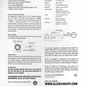 Allen & Heath LED Lamp with Built-In Dimmer image 3