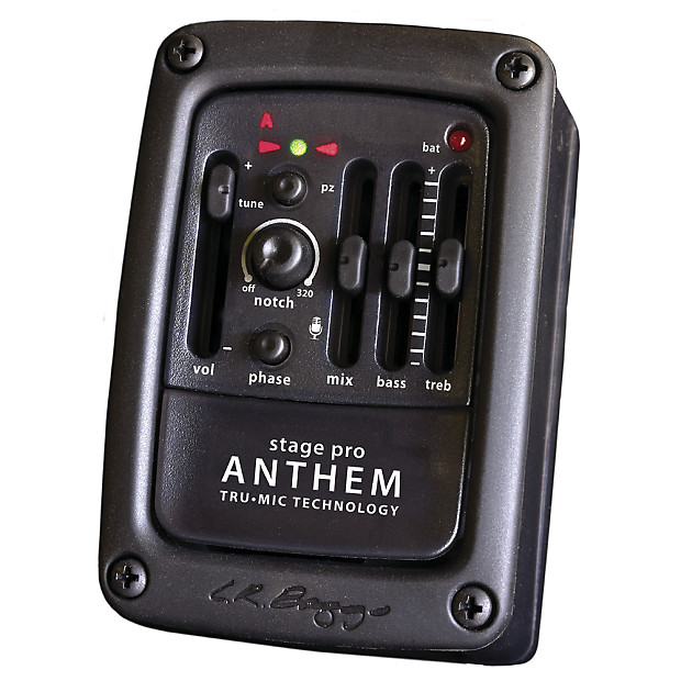 LR Baggs StagePro Anthem Onboard Acoustic Guitar Pickup System w/ Preamp, EQ, Tuner image 1