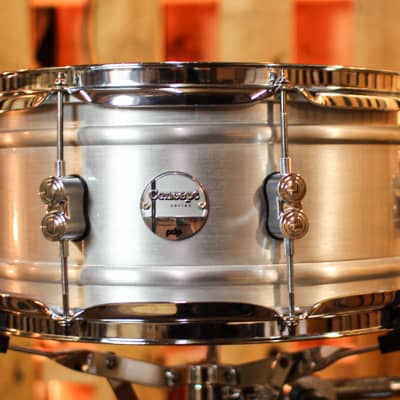 PDP 6.5x14 Concept Dual-beaded Brushed Aluminum Snare Drum - PDSN6514NBAC image 1