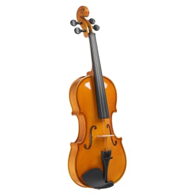 Full Size 4/4 Violin Set for Adults Beginners Students with Hard Case, Violin Bow, Shoulder Rest, Rosin, Extra Strings 2020s - Natural image 9