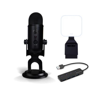 Blue Microphones Yeti Blackout Microphone Bundle, Creator/Producer  Accessories 