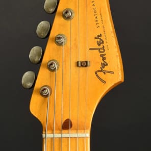 Fender USA Custom Shop 1956 Stratocaster Relic Black image 7
