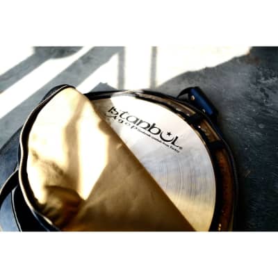 Istanbul Agop Waxed Canvas Leather Cymbal Bag 24" image 3