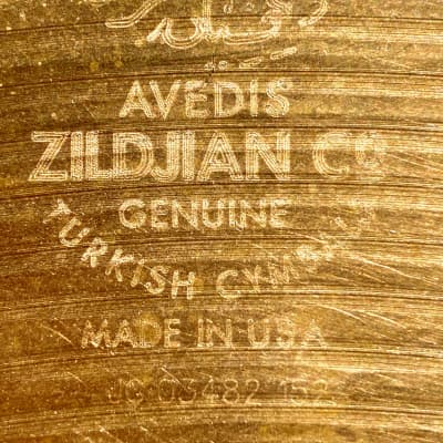 Zildjian Avedis Hi Hat 2007 - Brass image 2