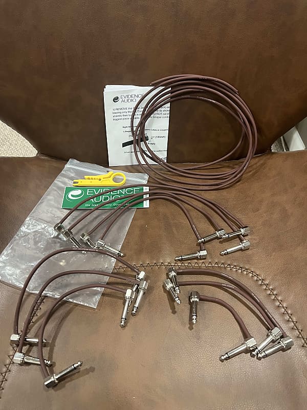 Evidence Audio SIS Solderless Guitar patch cable lot 10 Reverb