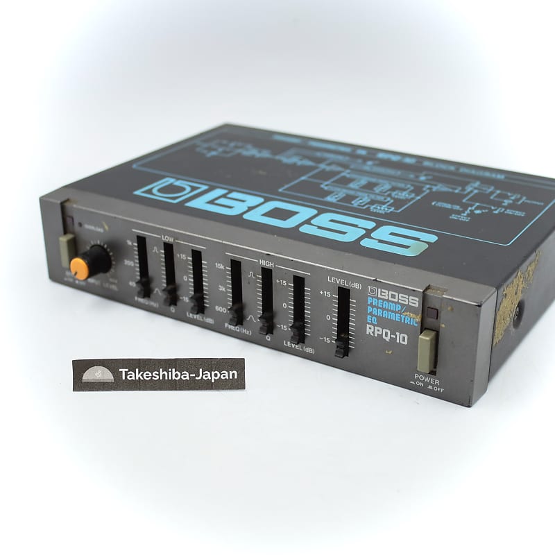 BOSS RPQ-10（パラメトリックEQ、ハーフラックシリーズ） Boss RPQ-10 Micro Rack Series Preamp / Parametric EQ | Reverb