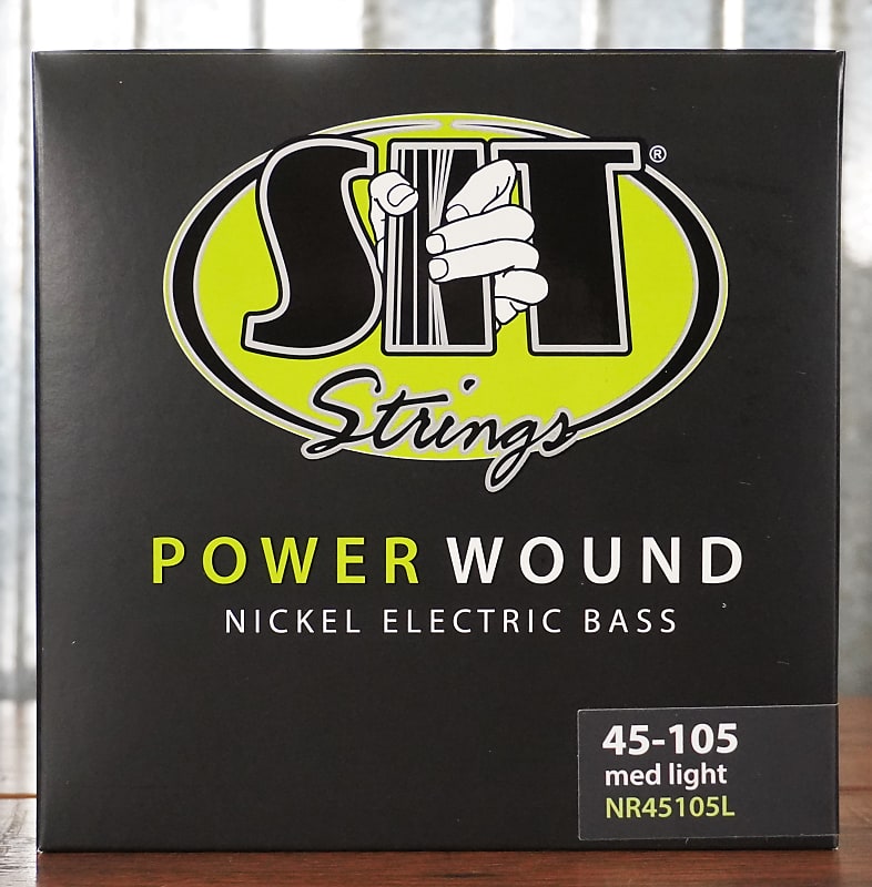 SIT Strings Power Wound 4 String Medium Light Nickel Bass NR45105L image 1