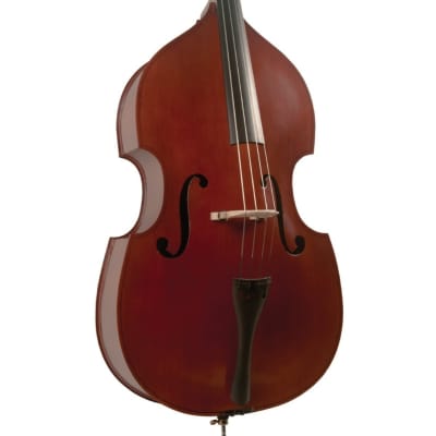 New Palatino VB-004 Crack-Resistant Upright Bass with Padded Bag, 1/8 Size image 2