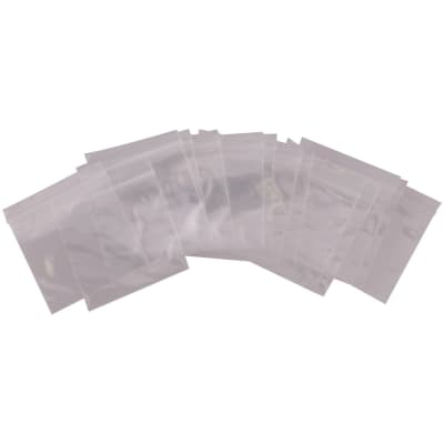 100 Pack of 1.5 Inch x 1.5 Inch Clear Reclosable Poly Bags - 2 MIL zip lock bag