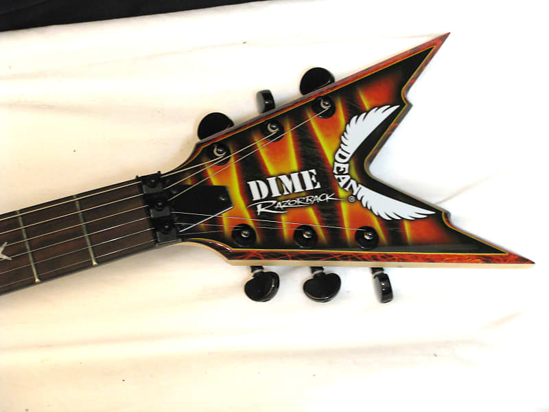 Dean RZR DB F BBF Razorback Dimebag Floyd Bumblebee Firefly Guitar