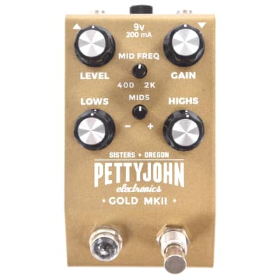 Pettyjohn Electronics Gold Overdrive Mk II