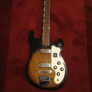 Teisco Del Rey WG-2L 1960s Sunburst - Refretted and Restored