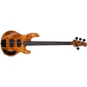 Sterling by Music Man StingRay Ray34HH Bass, Rosewood, Poplar Burl Top, Amber