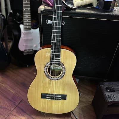 S.Yairi Mini size Acoustic Guitar YM-16/N High quality made w/Soft 