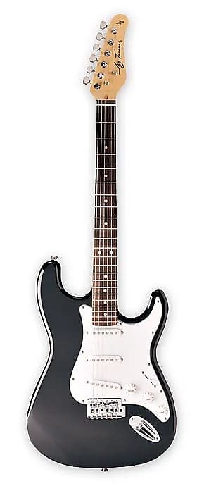 Jay Turser JT-300-BK 300 Series Double Cutaway Maple Neck 6-String Electric Guitar - Black-(B-Stock) image 1