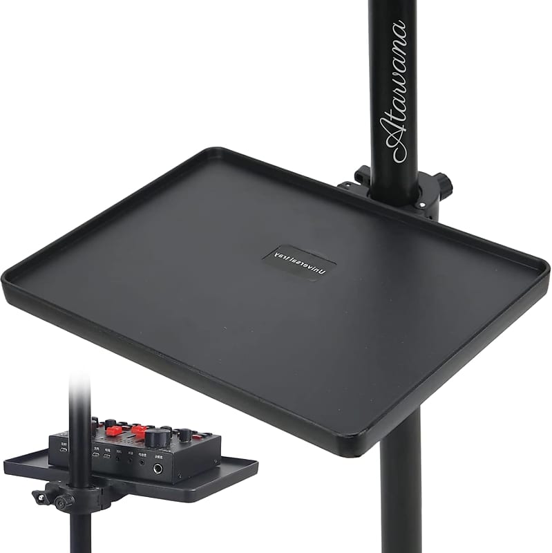Buy Clap-On Rack Tray Holder,icrophone Stand Shelf, 7.9x8.6inch Usic