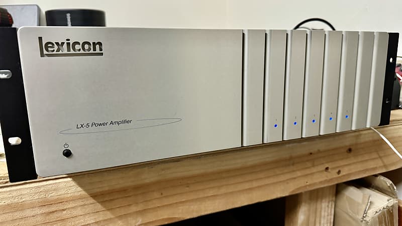Lexicon LX-5 Power Amplifier 2000&#039;s - Silver  			