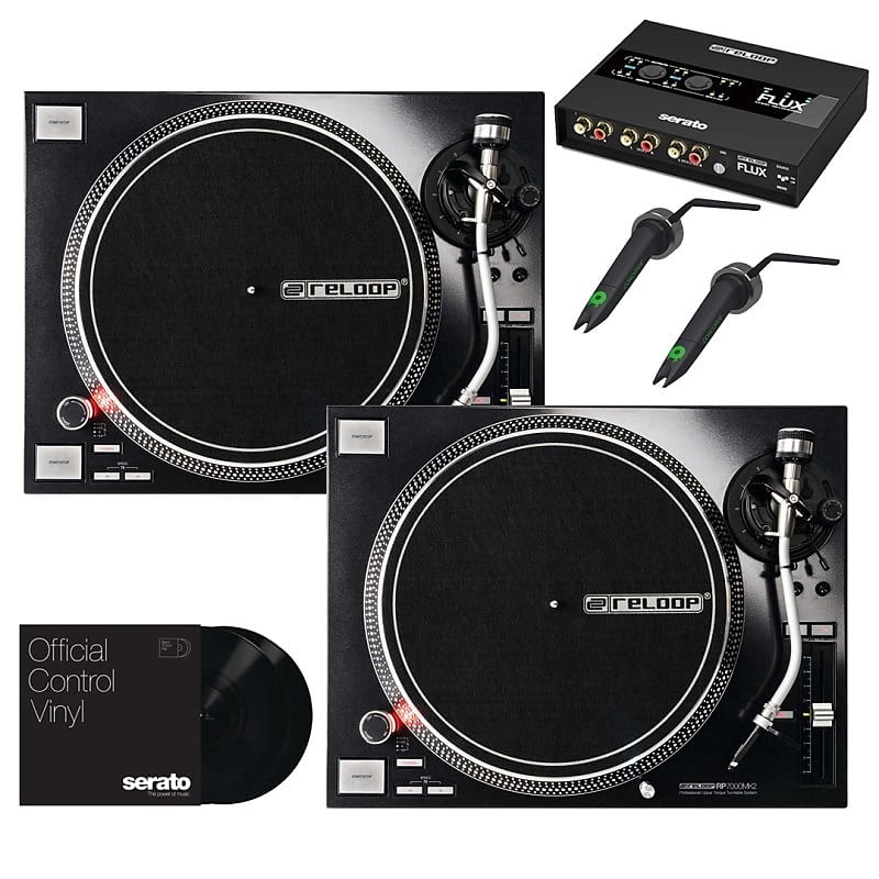 Reloop Mixon 8 Pro 4-Channel DJ Controller, Audio Technica ATH-M50x Bundle 