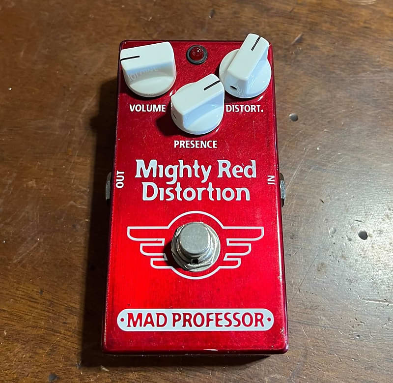 Mad Professor Mighty Red Distortion with orig box etc - Red image 1