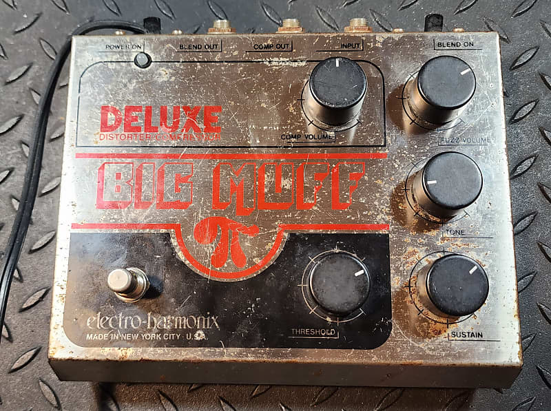 Electro-Harmonix Deluxe Big Muff Pi 1970-80s Vintage Soul Preacher  Compressor Fuzz